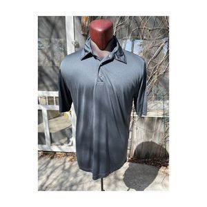 Driven Grey Polo Shirt Golf Cool Effect Sz L